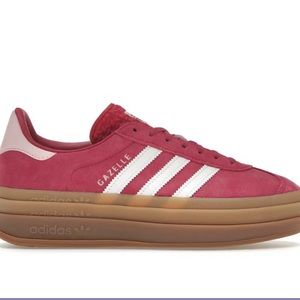Size 7 Women’s - Adidas Gazelle Bold Low Wild Pink Gum